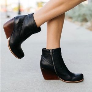Kork Ease Michelle Ankle Wedge Booties